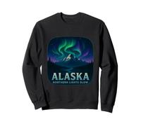 Alaska Aurora Borealis Sky Watching Theme Sweatshirt
