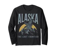 Alaska Bald Eagle The Last Frontier Vintage Souvenir Long Sleeve T-Shirt