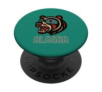Alaska Bear Haida Art Native American Indigenous Pride PopSockets Adhesive PopGrip