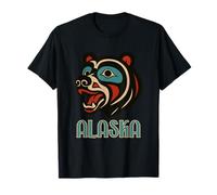 Alaska Bear Haida Art Native American Indigenous Pride T-Shirt