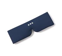 ALASKA BEAR Sleep Headphone Mask Bluetooth 5.2 HD Stereo Noise Reduction 3D Eye Mask for Sleeping Eye Contour Built-in Mask w/Thin Speakers Wireless Audio Sports Headgear(Navy)