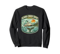 Alaska Cruise Crew 2026 Retro Patch Matching Family Cruise Sweatshirt