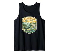 Alaska Cruise Squad Retro Patch Ship Matching Family Cruise Tank Top