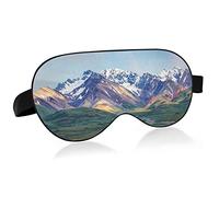 Alaska Denali National Park Bird Eye Fabric Sleep Mask, Blindfold, Super Smooth Eye Mask