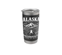 Alaska Denali Secrets Beneath the Peak Black Pyramid Mystery Stainless Steel Insulated Tumbler