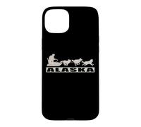Alaska Dog Sledding Musher Sled Dog Team Alaskan Vacation Case for iPhone 15 Plus