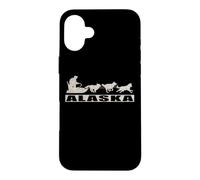 Alaska Dog Sledding Musher Sled Dog Team Alaskan Vacation Case for iPhone 16 Plus
