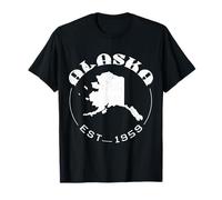 Alaska Est 1959 Retro Vintage Alaska US State T-Shirt