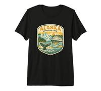 Alaska Expedition Crew Patch Matching Family Alaska Cruise Premium T-Shirt