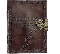 ALASKA EXPORTS Leather Journal Notebook for Men & Women - Vintage Handmade Leather Diary Journal | Unlined Writing Sketchbook | Travel Diary | Old Looking Diaries (Brown)