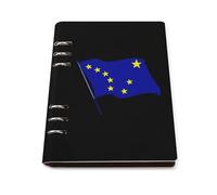 Alaska Flag Leather Refillable Notebook with 90 Sheets Travel A5 Notebooks Writing Journal Personal Planner