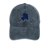 Alaska Flag Map Vintage Baseball Cap Golf Dad Hats Adjustable SnapBack Cap for Men Women Sports Outdoor