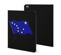 Alaska Flag Printed Tablet Cases Compatible with iPad Series Pencil Holder Slim Trifold Stand Protective Cover