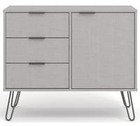 Alaska Grey 90cm Small Sideboard with Hairpin Legs