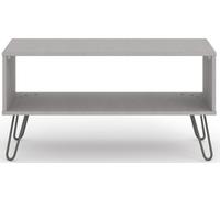 Alaska Grey Coffee Table with Hairpin Legs