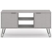 Alaska Grey TV Unit with Hairpin Legs