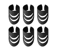 Alaska Guitar Picks Set - DIY Finger Picks & Thumb Picks for Guitar (Black)