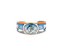 Alaska Humpback Whale Bracelets-Open-ended Copper Whale Cuff Bracelets Alaska Wildlife Animal Themed Alaskan Whale Jewelry Whale Gifts