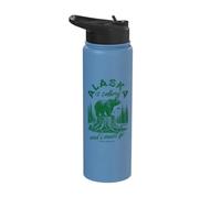 Alaska is Calling and I Must Go Adventure Stainless Steel Insulated Water Bottle