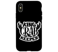 Alaska King Crab King Crab Keeper Fisherman Pride Case for iPhone X/XS