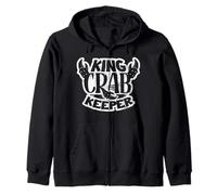 Alaska King Crab King Crab Keeper Fisherman Pride Zip Hoodie