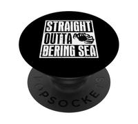 Alaska King Crab Straight Outta Bering Sea PopSockets Adhesive PopGrip