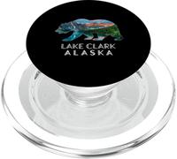 Alaska Lake Clark Bear Beautiful Lake & Mountain Scene PopSockets PopGrip for MagSafe