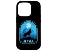Alaska Live Love Explore Howling Wolf Design Case for iPhone 14 Pro