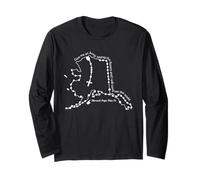 Alaska Map Rosary Beads Catholic Prayer Long Sleeve T-Shirt