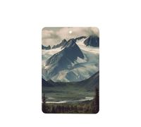 Alaska Mountains Car Air Fresheners Cards 4 Pcs Long Lasting Car Fresheners Gifts for Men Women Auto Aromatherapy Tablets Hanging Scented Card Rearview Mirror Pendant