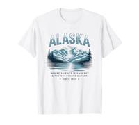 Alaska Mountains Lake Beautiful Nature T-Shirt