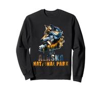 Alaska National Park Alaskan Wolf Mountain Hike Sweatshirt
