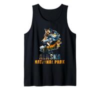 Alaska National Park Alaskan Wolf Mountain Hike Tank Top