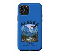 Alaska National Park USA Vintage Eagle Mountains River Case for iPhone 11 Pro