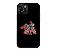 Alaska Native American Art Tlingit Haida Eagle Tribal Case for iPhone 11 Pro