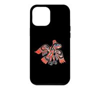 Alaska Native American Art Tlingit Haida Eagle Tribal Case for iPhone 12 Pro Max
