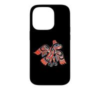 Alaska Native American Art Tlingit Haida Eagle Tribal Case for iPhone 14 Pro