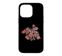 Alaska Native American Art Tlingit Haida Eagle Tribal Case for iPhone 14 Pro Max