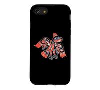 Alaska Native American Art Tlingit Haida Eagle Tribal Case for iPhone SE (2020) / 7/8