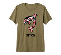 Alaska Native American Orca Whale Premium T-Shirt