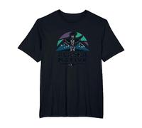 Alaska Native: Totem Spirit Mountains Wildlife Heritage T-Shirt, Men's Big and Tall, Black, 5X Tall