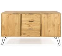 Alaska Pine Medium Sideboard with Hairpin Legs - 2 Doors