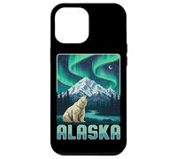 Alaska Polar Bear Mountain Northern Lights Case for iPhone 12 Pro Max