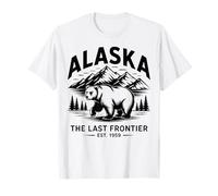 Alaska Pride Polar Bear State Wilderness Mountains Est 1959 T-Shirt