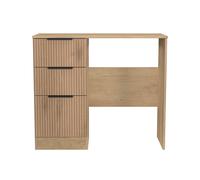 Alaska Ready Assembled Vanity in Slat Effect & Nebraska Oak - Welcome Furniture | TJ Hughes