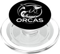 Alaska Retro Ocean Whale Scene Scenic Outdoor PopSockets PopGrip for MagSafe