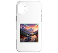 Alaska Road Trip Biker Case for iPhone 16 Plus