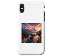 Alaska Road Trip Biker Case for iPhone X/XS