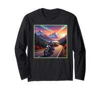 Alaska Road Trip Biker Long Sleeve T-Shirt