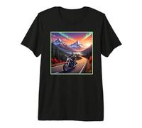 Alaska Road Trip Biker Premium T-Shirt